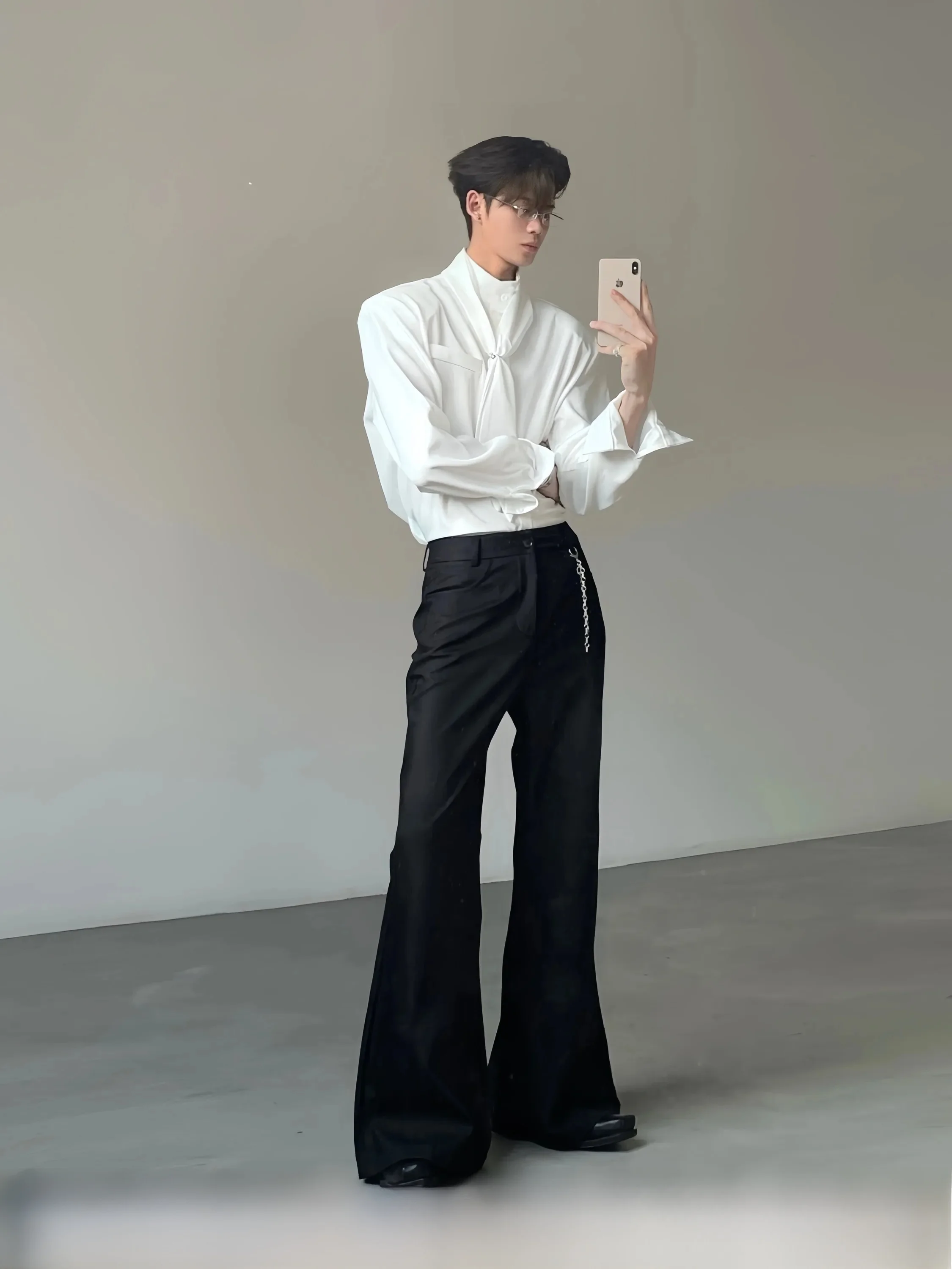 Ace High Waist Straight Leg Men's Pants Vintage Loose Fit Casual Floor Length Trousers Fashionable Drapey Polyester Fibre
Ace High Waist Straight Leg Men's Pants Vintage Loose Fit Casual Floor Length Trousers Fashionable Drapey Polyester Fibre