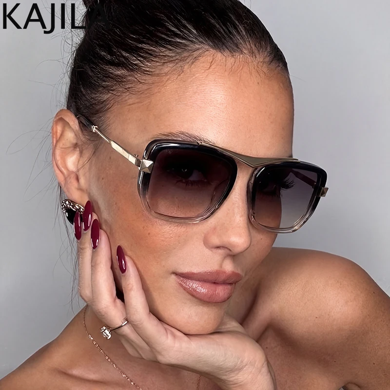 Flat Top Square Punk Sunglasses Women 2026 Luxury Designer Vintage Metal Sun Glasses for Ladies Retro Trendy Shades
Flat Top Square Punk Sunglasses Women 2026 Luxury Designer Vintage Metal Sun Glasses for Ladies Retro Trendy Shades