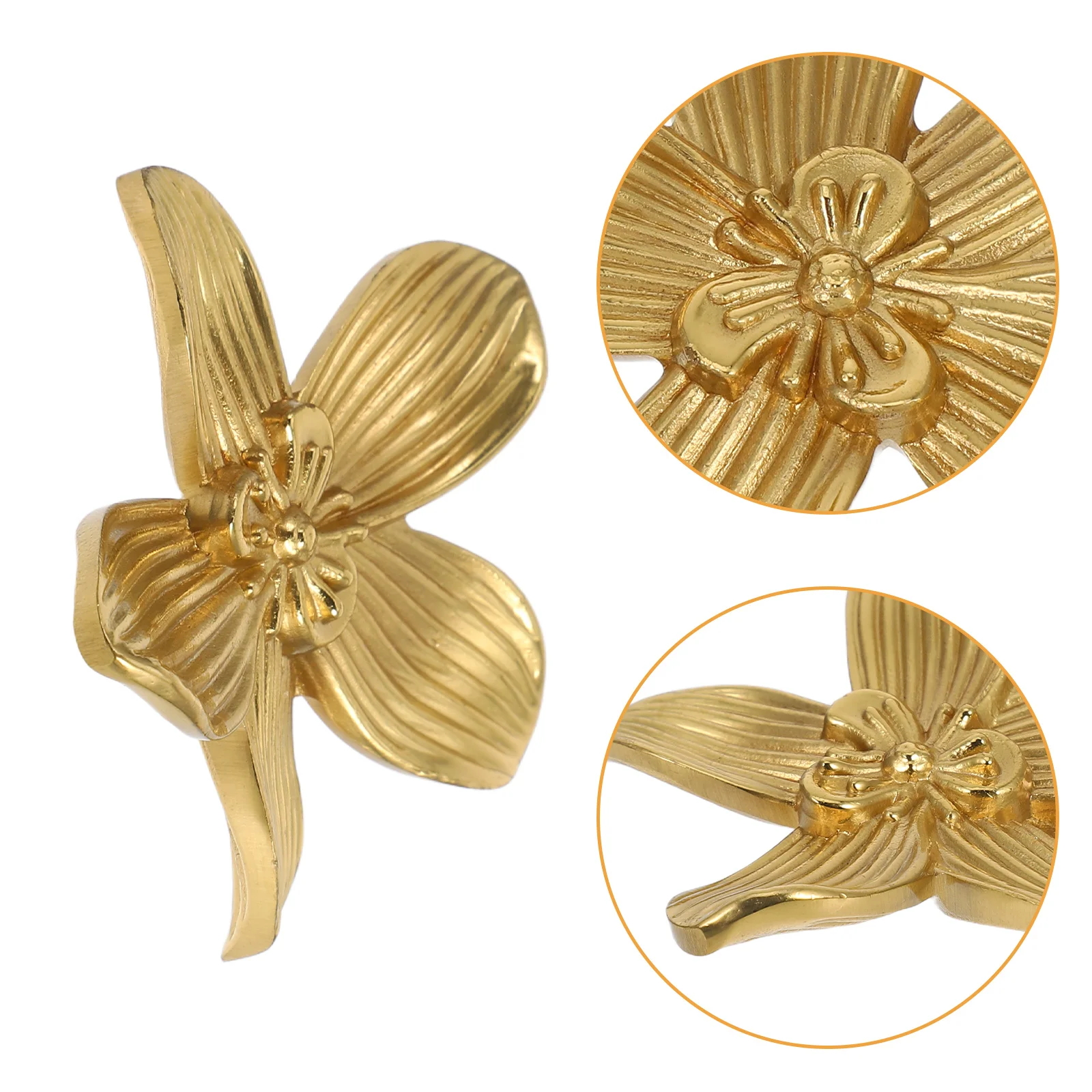 Brass 5-Petal Flower Drawer Pulls Cabinet Handles Vintage Decorative Hardware Furniture Wardrobe Bathroom Desk Storage Box
Brass 5-Petal Flower Drawer Pulls Cabinet Handles Vintage Decorative Hardware Furniture Wardrobe Bathroom Desk Storage Box