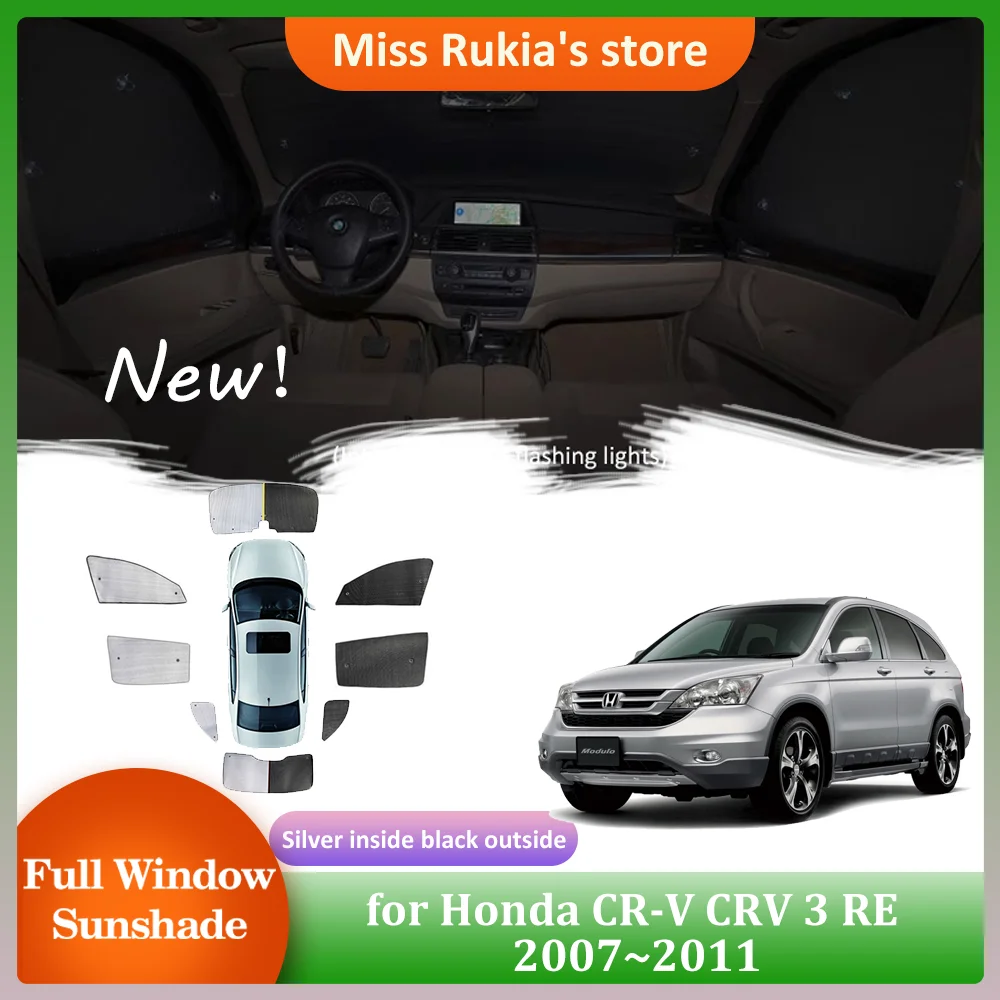 Car Sunshades for Honda CR-V CRV 3 RE 2007~2011 2008 2009 Roof Windows Sun Visor Windshield Curtain Sunroof Cover Accessories
Car Sunshades for Honda CR-V CRV 3 RE 2007~2011 2008 2009 Roof Windows Sun Visor Windshield Curtain Sunroof Cover Accessories