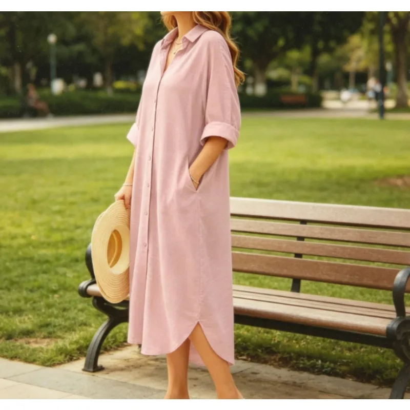 Ice Silk Crinkle Shirt Solid Button Down Long Sleeve Loose Tunic for Women Breathable & Lightweight Perfect for Beach Office
Ice Silk Crinkle Shirt Solid Button Down Long Sleeve Loose Tunic for Women Breathable & Lightweight Perfect for Beach Office