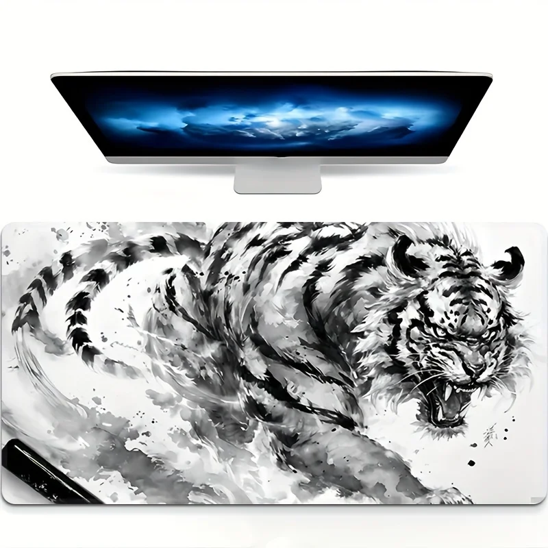 Ink-Style Tiger Large Gaming Mouse Pad Non-Slip Rubber Desk Pad Office Gaming Computer Mouse Mat Keyboard Pad Laptop Accessory
Ink-Style Tiger Large Gaming Mouse Pad Non-Slip Rubber Desk Pad Office Gaming Computer Mouse Mat Keyboard Pad Laptop Accessory