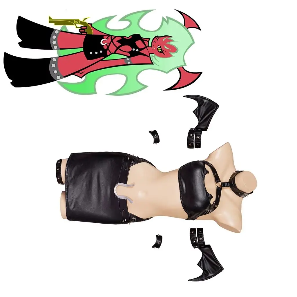 Anime Scanty Cosplay Garterbelt Costume Women Girls Sexy Black Halter Neck Bikinis Crop Top Skirts Suit Halloween Carnival Gown
Anime Scanty Cosplay Garterbelt Costume Women Girls Sexy Black Halter Neck Bikinis Crop Top Skirts Suit Halloween Carnival Gown