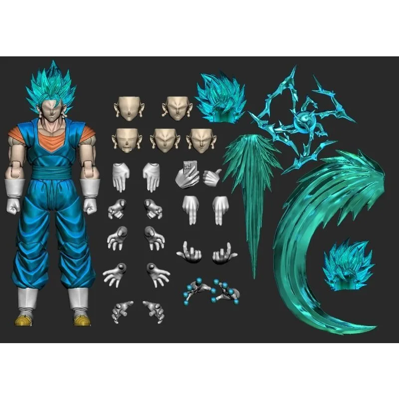 Dragon Ball YGMW09A09B Super Blue Vegetto NYCC Color Matching 04 Black Hair 06 Red Hair Repaired Leg Version Figure
Dragon Ball YGMW09A09B Super Blue Vegetto NYCC Color Matching 04 Black Hair 06 Red Hair Repaired Leg Version Figure