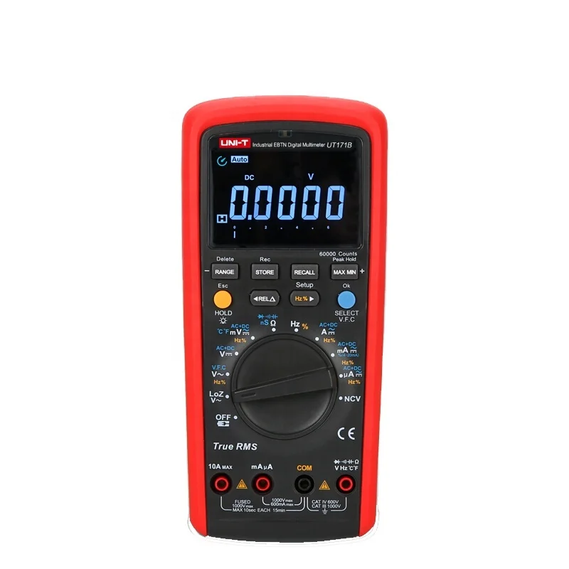 UNI-T UT171B Industrial High RMS Programmable Ac - Dc Electric Analog Digital Tool Multimeter
UNI-T UT171B Industrial High RMS Programmable Ac - Dc Electric Analog Digital Tool Multimeter