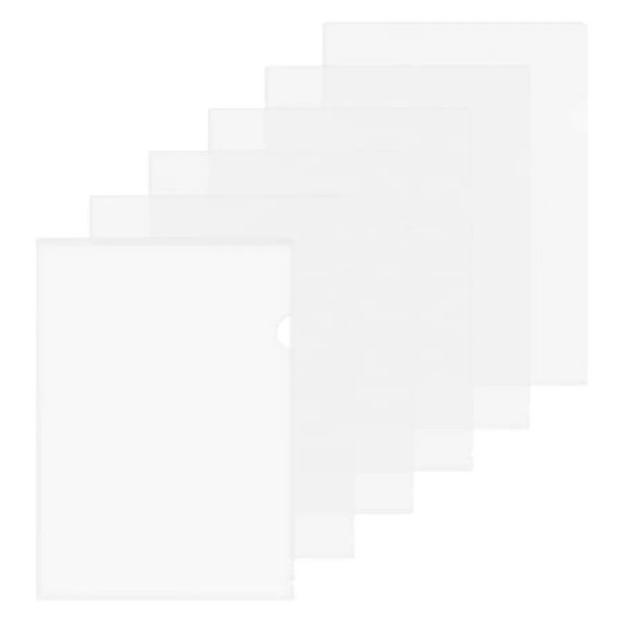 Sturdy Clear Folders for Documents, L-Type Plastic Clear File Folder, Letter/A4 Size, for School Home and Office
Sturdy Clear Folders for Documents, L-Type Plastic Clear File Folder, Letter/A4 Size, for School Home and Office