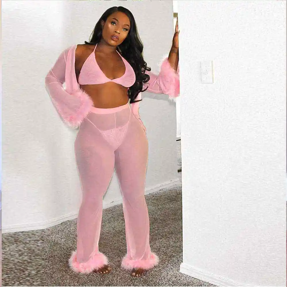 B9152 Women's Sexy Plush Stitching Color Chiffon Four Piece Set Seven-Quarter Sleeve Neck Half Zip Polyester Fabric
B9152 Women's Sexy Plush Stitching Color Chiffon Four Piece Set Seven-Quarter Sleeve Neck Half Zip Polyester Fabric