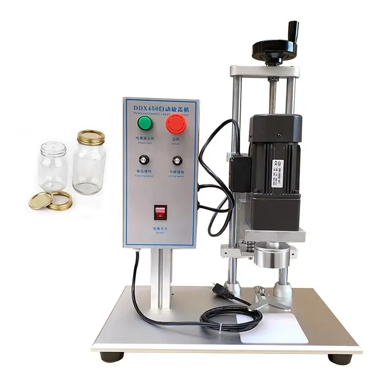 Screw Capping Machine Aluminum Alloy Cover Semi Automatic For Glass Flat Water Bottle Small Sealing Processing Capping Equipment
Screw Capping Machine Aluminum Alloy Cover Semi Automatic For Glass Flat Water Bottle Small Sealing Processing Capping Equipment