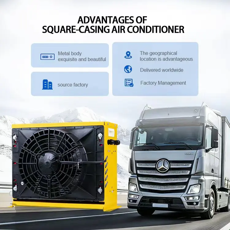 Customizable Colors Parking Cooler Durable Truck Parking Electric Air Conditioner for 12V 24V Truck Car Bus Camper Van Boat
Customizable Colors Parking Cooler Durable Truck Parking Electric Air Conditioner for 12V 24V Truck Car Bus Camper Van Boat