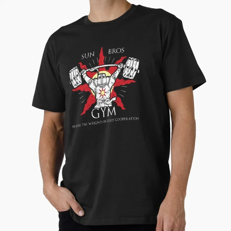 Sun Bros Gym Funny Dark Souls Gift T-shirt 0617 The Knight Solaire Graphic clothes Retro Bloodborne Game Tee All size Tops S-6XL
Sun Bros Gym Funny Dark Souls Gift T-shirt 0617 The Knight Solaire Graphic clothes Retro Bloodborne Game Tee All size Tops S-6XL