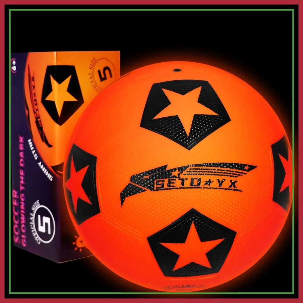 Glow in the Dark Soccer Ball Size 5 LED Light Up Ball for Night Play Kids Teens
Glow in the Dark Soccer Ball Size 5 LED Light Up Ball for Night Play Kids Teens