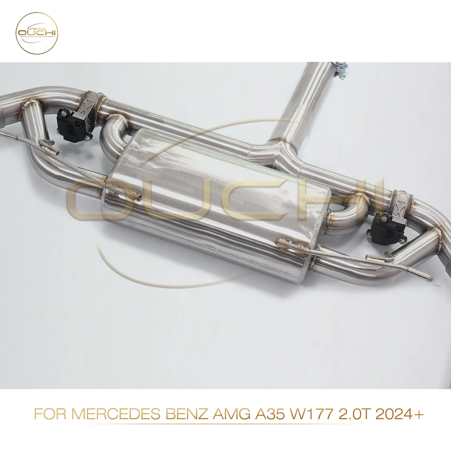 OUCHI Factory Direct Sales Stainless Steel Catback For Mercedes Benz AMG A35 W177 2.0T 2024+ Exhaust With Electronic Valve
OUCHI Factory Direct Sales Stainless Steel Catback For Mercedes Benz AMG A35 W177 2.0T 2024+ Exhaust With Electronic Valve