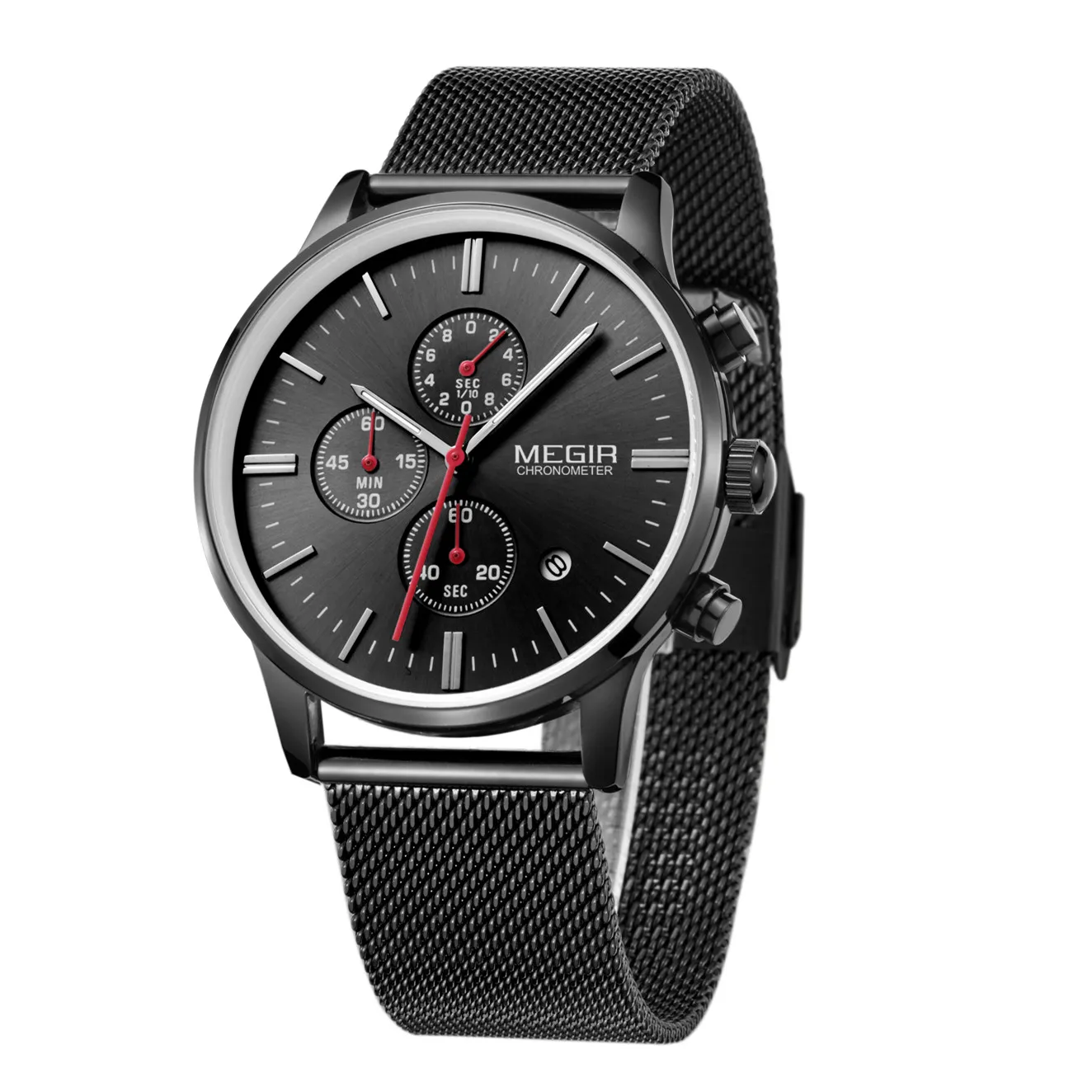 MEGIR 2011 Classic Men's Quartz Watch Leather Strap Calendar Chronograph Luminous Waterproof Business Design Luxury Alloy Reloj
MEGIR 2011 Classic Men's Quartz Watch Leather Strap Calendar Chronograph Luminous Waterproof Business Design Luxury Alloy Reloj