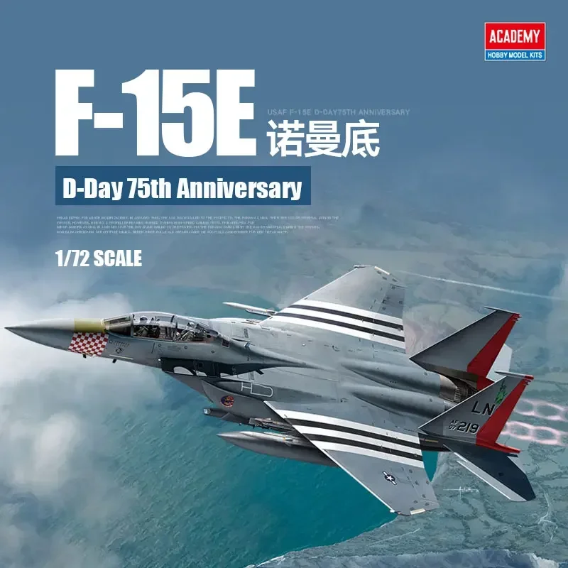 1/72 Academy Model 12568 USAF F-15E "D-Day 75th Anniversary" assembly aircraft Scale Model Kit
1/72 Academy Model 12568 USAF F-15E "D-Day 75th Anniversary" assembly aircraft Scale Model Kit