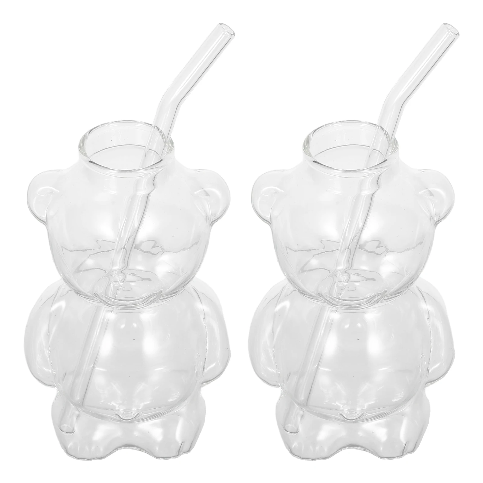 2 шт., стеклянные чашки с медведем и соломой, стаканы в форме медведя, чашки для питья со льдом, кофе, сока, холодные напитки, подарок на праздник, вечеринку
2 шт., стеклянные чашки с медведем и соломой, стаканы в форме медведя, чашки для питья со льдом, кофе, сока, холодные напитки, подарок на праздник, вечеринку
