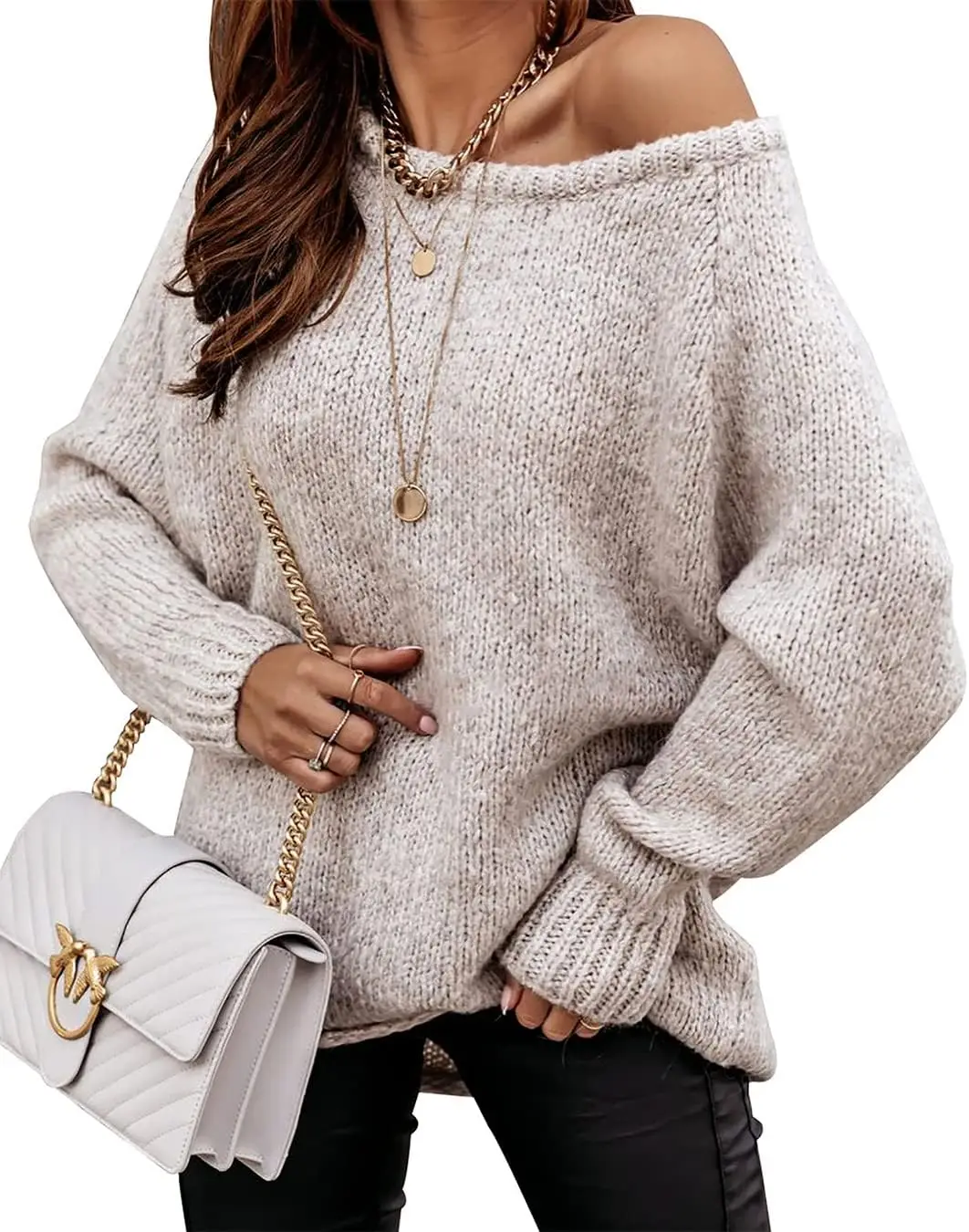 FUNIGN Women Casual Long Sleeve Fall Sweaters Crew Neck Solid Color Soft Ribbed Knitted Oversized Pullover Loose Fit Jumper
FUNIGN Women Casual Long Sleeve Fall Sweaters Crew Neck Solid Color Soft Ribbed Knitted Oversized Pullover Loose Fit Jumper