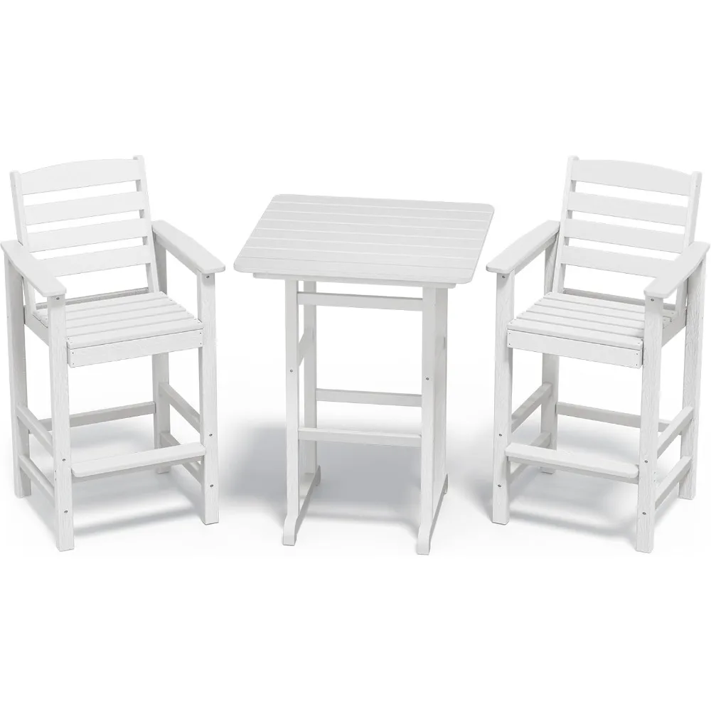 Tall Adirondack Bar Chairs and Table 3 Pieces Set, Adirondack Bar Height Chairs Set of 2 and Bar Table
Tall Adirondack Bar Chairs and Table 3 Pieces Set, Adirondack Bar Height Chairs Set of 2 and Bar Table