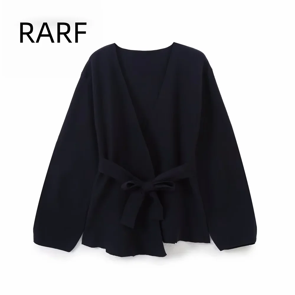 New autumn and winter women's V-neck loose fitting belt cushion shoulder accessories knitted long sleeved suit jacket
New autumn and winter women's V-neck loose fitting belt cushion shoulder accessories knitted long sleeved suit jacket