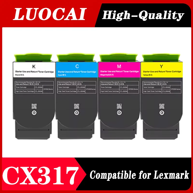 Картридж с тонером CX317, 1 шт., стабильный чип, Полная совместимость с Lexmark CS317 CS417 CS517 CX317 CX417 CX517 CS317dn
Картридж с тонером CX317, 1 шт., стабильный чип, Полная совместимость с Lexmark CS317 CS417 CS517 CX317 CX417 CX517 CS317dn
