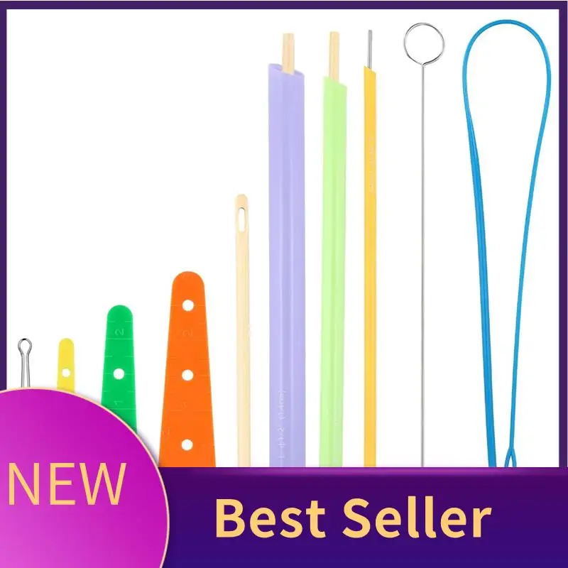 ABHI-Quick Turn Fabric Set, Versatile Fabric Tube Turner For Sewing Drawstring Threader Tool Fabric Turning Tube
ABHI-Quick Turn Fabric Set, Versatile Fabric Tube Turner For Sewing Drawstring Threader Tool Fabric Turning Tube