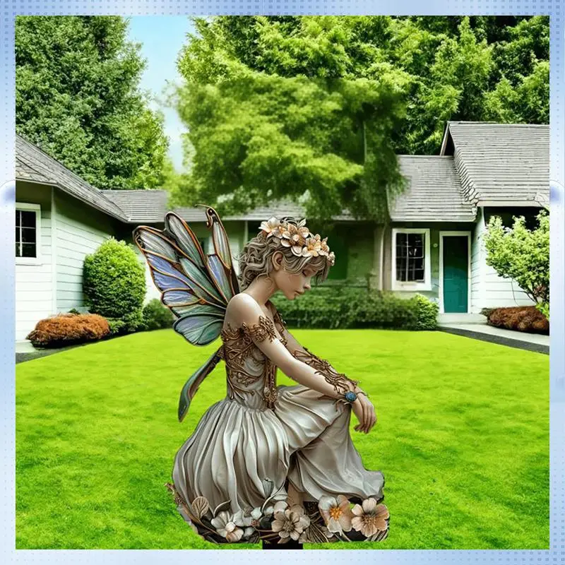 AD-Fairy Tale Butterfly Flower Fairy Acrylic Flower Pot Stand Courtyard Garden Decoration Ground Plug
AD-Fairy Tale Butterfly Flower Fairy Acrylic Flower Pot Stand Courtyard Garden Decoration Ground Plug