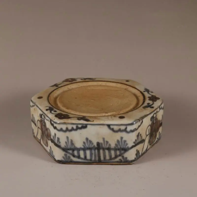 Chinese Blue and White Porcelain FOLK ART Collection Red Figure Pattern Ink Stone Inkslab
Chinese Blue and White Porcelain FOLK ART Collection Red Figure Pattern Ink Stone Inkslab