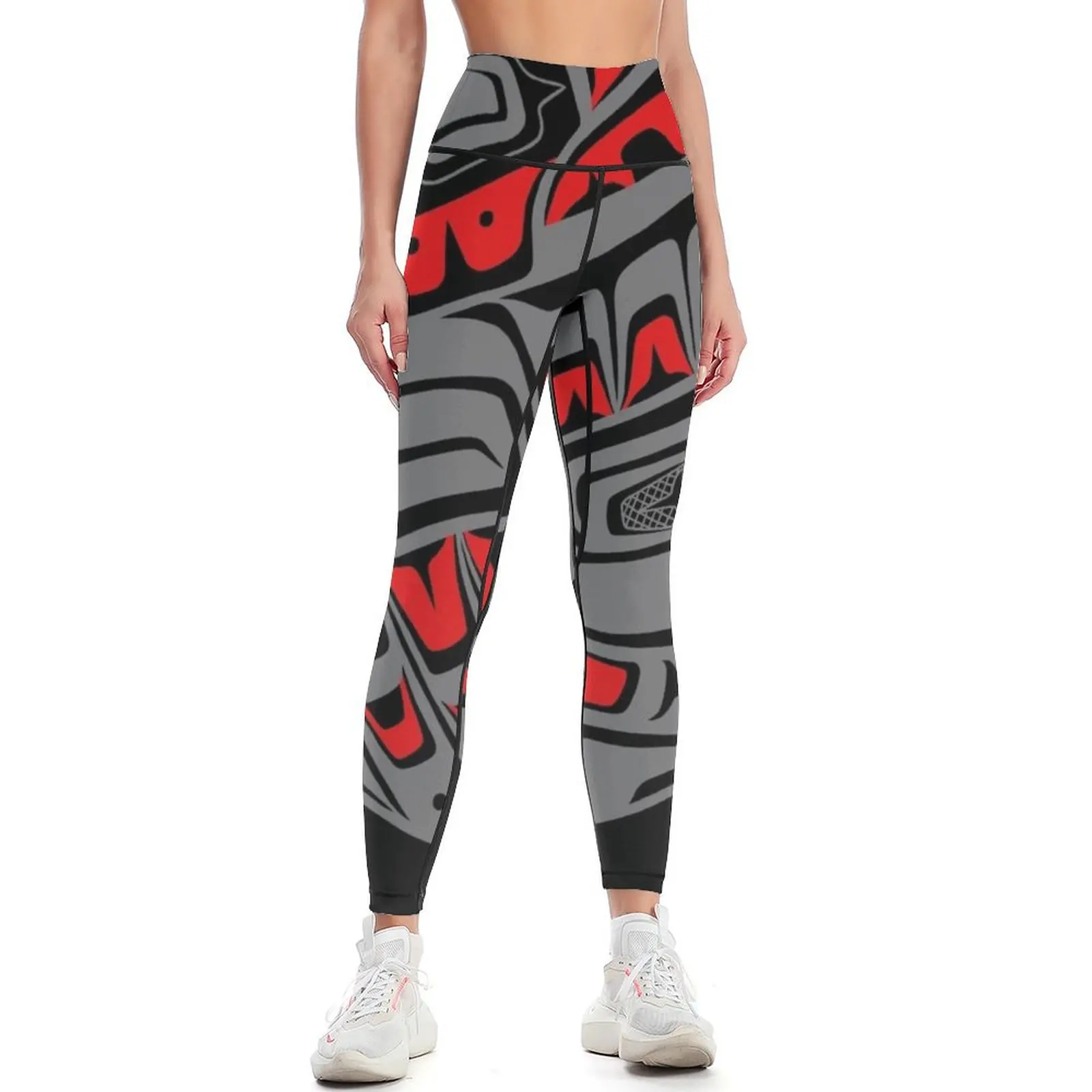 Raven Steals The Sun, Tlingit style, in gray Leggings joggers for sports tennis for trousers Women's sports Womens Leggings
Raven Steals The Sun, Tlingit style, in gray Leggings joggers for sports tennis for trousers Women's sports Womens Leggings