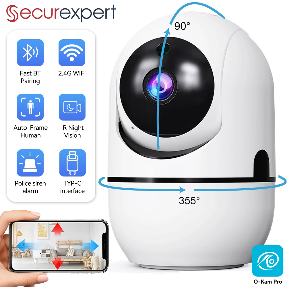 Видеоняня Securexpert 2K с одной камерой и обзором 360° ° PTZ-камера с ИИ-отслеживанием и ночным видением для систем безопасности
Видеоняня Securexpert 2K с одной камерой и обзором 360° ° PTZ-камера с ИИ-отслеживанием и ночным видением для систем безопасности