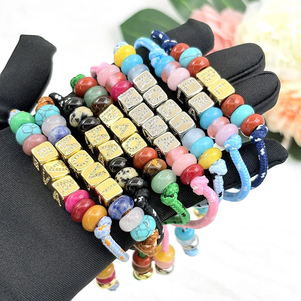 Custom Colorful Beaded Square Letter Braided Bracelet For Women DIY Summer Dopamine Adjustable Personalized Couple Jewelry Gift
Custom Colorful Beaded Square Letter Braided Bracelet For Women DIY Summer Dopamine Adjustable Personalized Couple Jewelry Gift