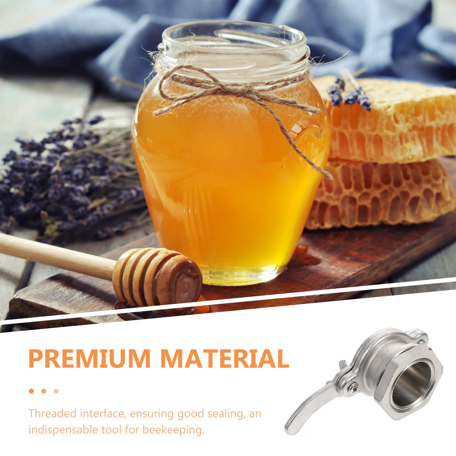 1Pcs Honey Gate Valve Stainless Steel Strong Beekeeping Honey Exit Tool Control Extractor Beekeeping Accessory
1Pcs Honey Gate Valve Stainless Steel Strong Beekeeping Honey Exit Tool Control Extractor Beekeeping Accessory