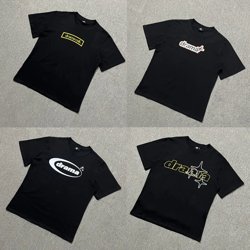 New Summer Casual Drama Call T-shirts Street Hip Hop Logo Printed All-match Fashion Brand Drama Call Short Sleeve Top
New Summer Casual Drama Call T-shirts Street Hip Hop Logo Printed All-match Fashion Brand Drama Call Short Sleeve Top