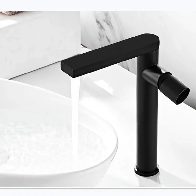 Basin Faucet Bathroom single lever hot and cold Brass water Mixer Tap Matte Black Rotation Basin Water Sink Mixer crane
Basin Faucet Bathroom single lever hot and cold Brass water Mixer Tap Matte Black Rotation Basin Water Sink Mixer crane