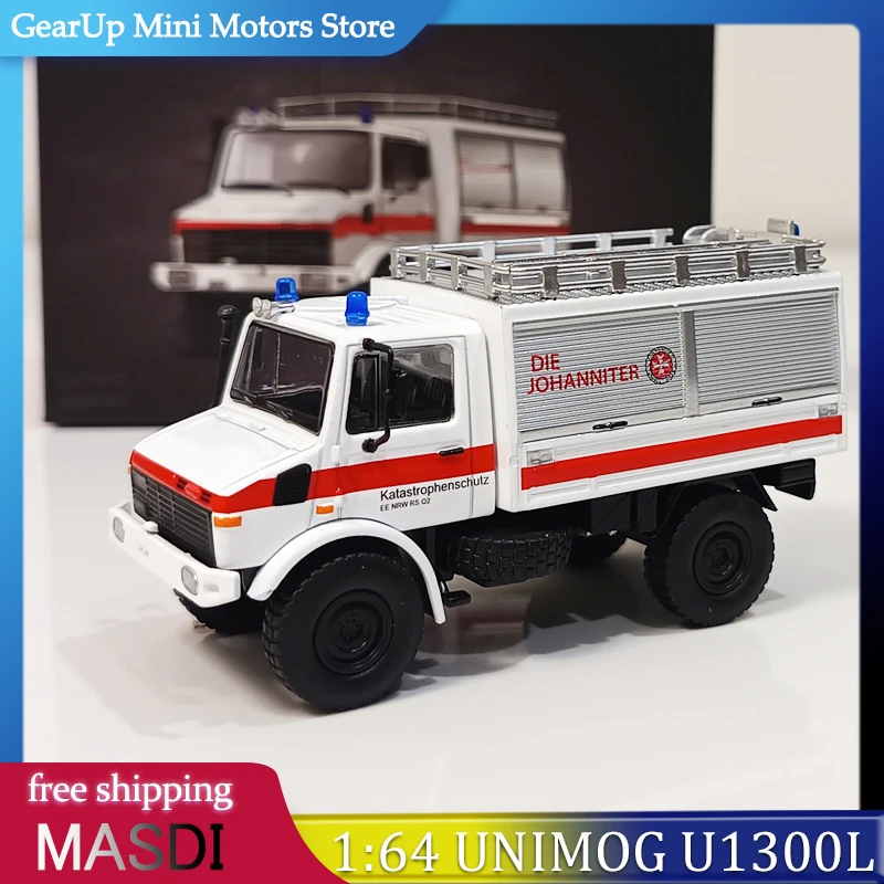 MASDI 1:64 Mercedes-Benz Unimog U1300L St John's Disaster Relief Vehicle Ambulance Alloy Model Collector Diecast Car Model Toy
MASDI 1:64 Mercedes-Benz Unimog U1300L St John's Disaster Relief Vehicle Ambulance Alloy Model Collector Diecast Car Model Toy
