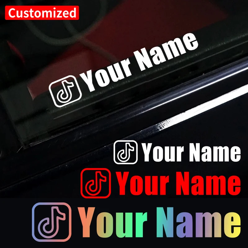 1PC Custom Car Sticker TIKTOK Classic Fonts Waterproof DIY Vehicle Window Motorcycle Bicycle Scooter Helmet Durable Vinyl Decals
1PC Custom Car Sticker TIKTOK Classic Fonts Waterproof DIY Vehicle Window Motorcycle Bicycle Scooter Helmet Durable Vinyl Decals