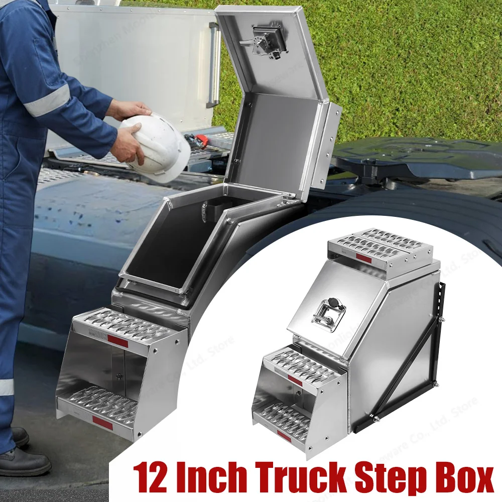 Aluminum Side Mount Tool Box 12/23 Inch Semi Truck Tool Box with T-Handle Latch Lock Fit for Peterbilt Kenworth & More
Aluminum Side Mount Tool Box 12/23 Inch Semi Truck Tool Box with T-Handle Latch Lock Fit for Peterbilt Kenworth & More