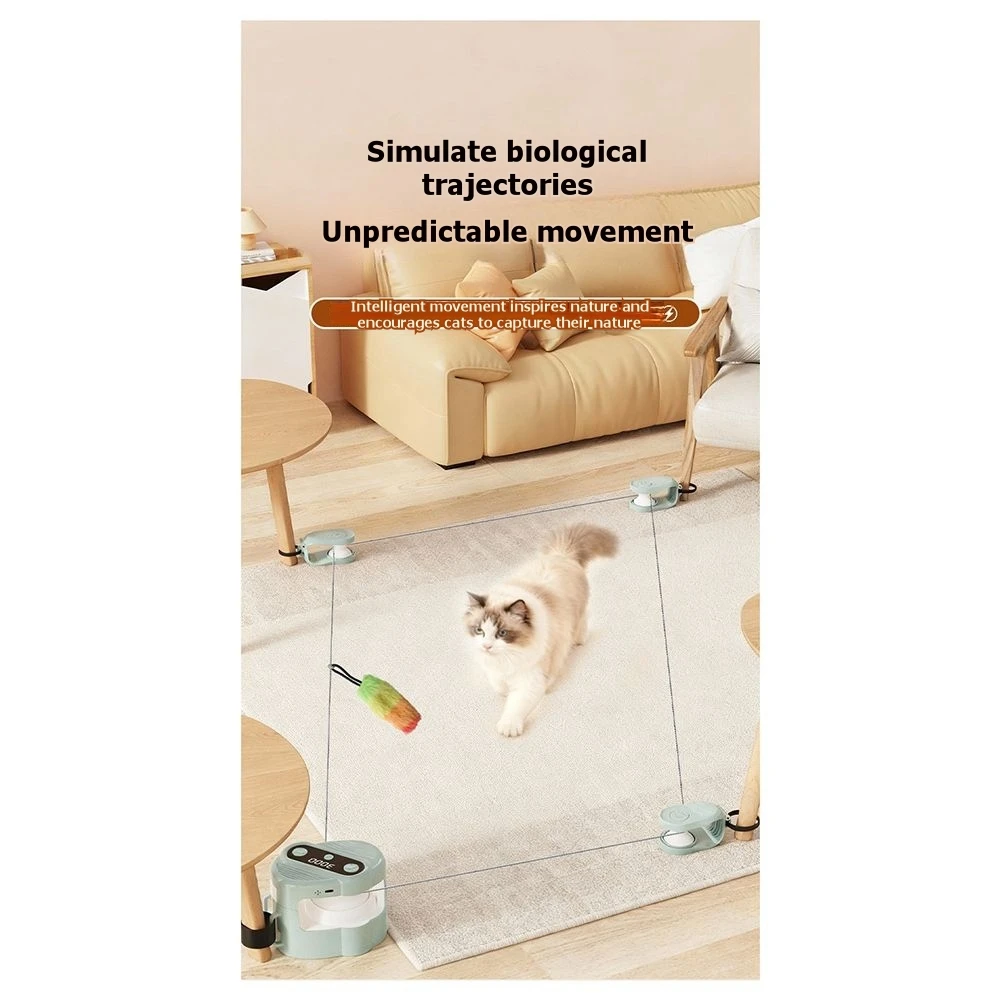 Интерактивная автоматическая игрушка B14C для кошек: умные упражнения и игры для котят и взрослых кошек с различными сценариями
Интерактивная автоматическая игрушка B14C для кошек: умные упражнения и игры для котят и взрослых кошек с различными сценариями