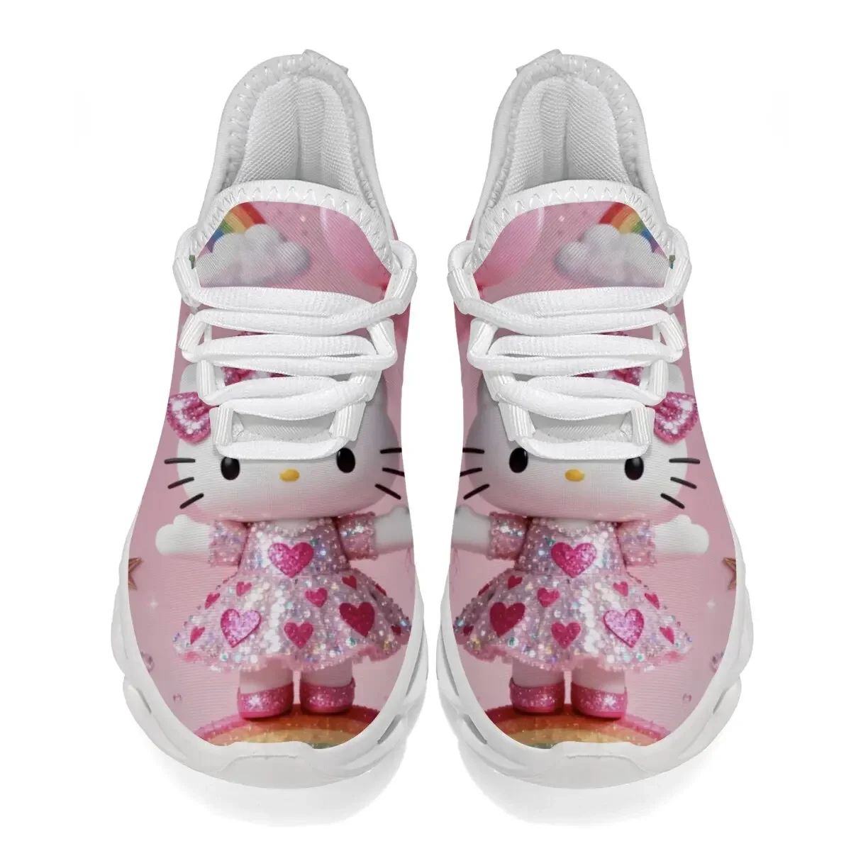 Hello Kitty Shoes Kids' Pink Hello Kitty Style Sneakers with Rainbow Heart Lightweight Casual Shoes Zapatos Minnie Mouse Niña
Hello Kitty Shoes Kids' Pink Hello Kitty Style Sneakers with Rainbow Heart Lightweight Casual Shoes Zapatos Minnie Mouse Niña