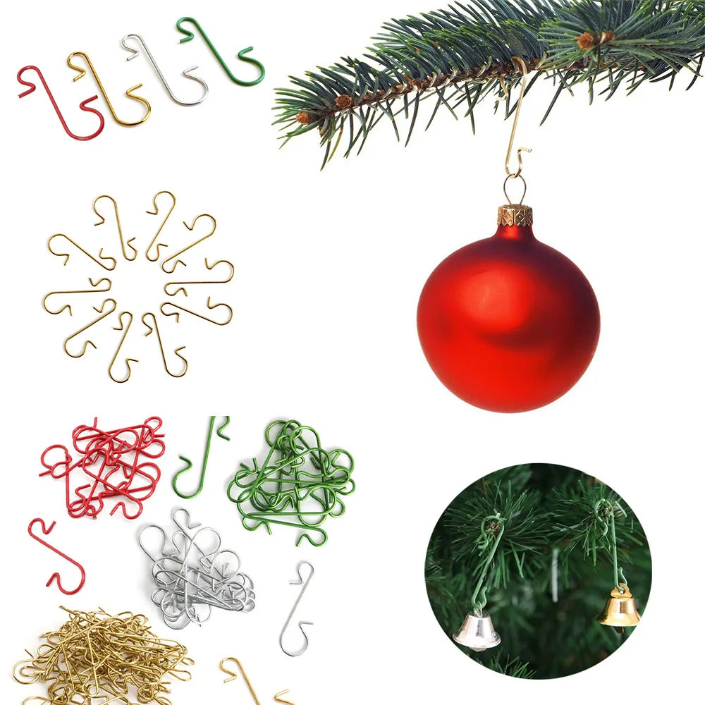 50/100pcs Christmas Ornament Hooks Xmas Tree Ball Pendant Metal S-Shaped Hook for Christmas Tree Decor Supplies For Home Navidad
50/100pcs Christmas Ornament Hooks Xmas Tree Ball Pendant Metal S-Shaped Hook for Christmas Tree Decor Supplies For Home Navidad