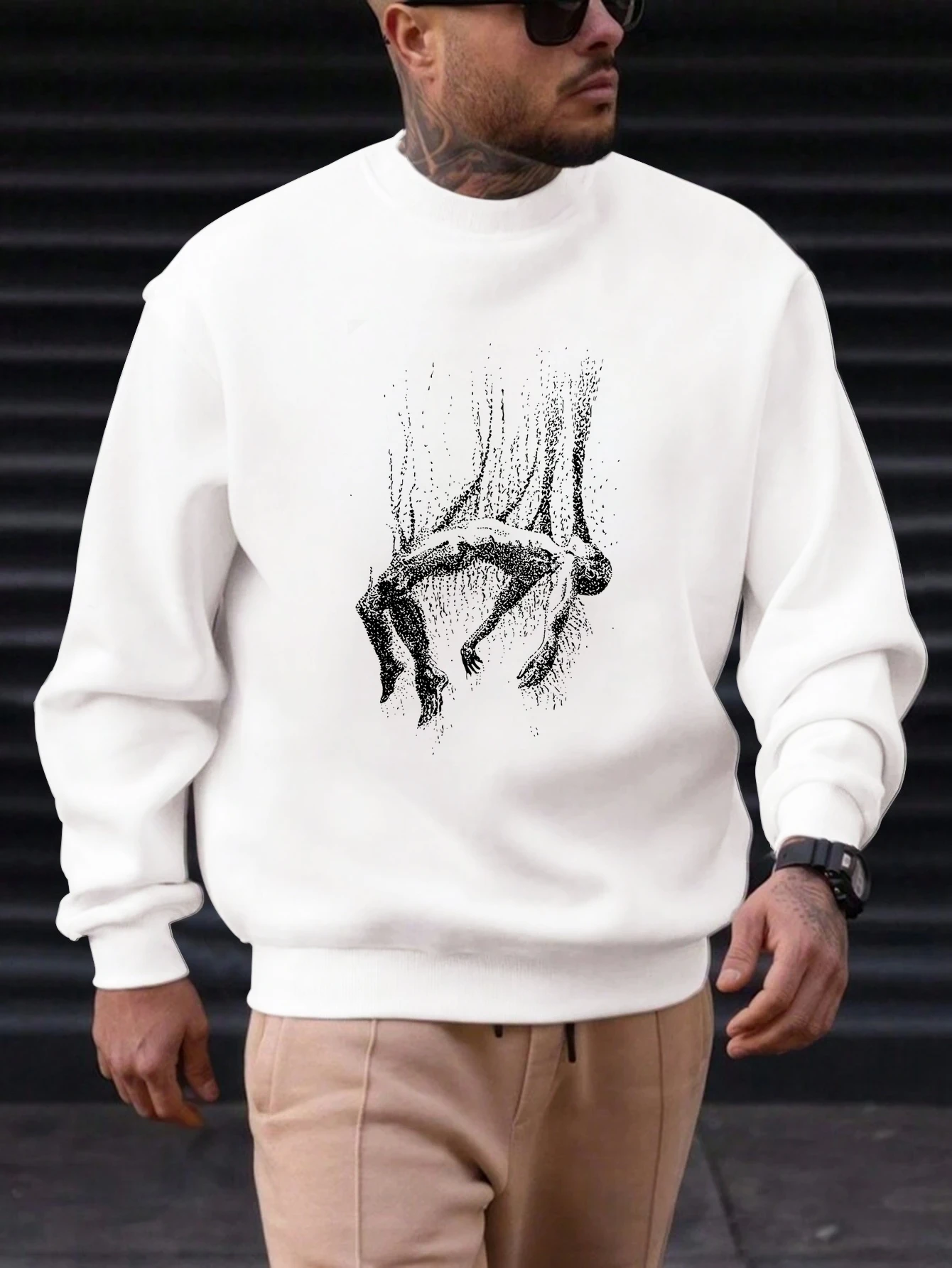 Men's Cotton Round Neck Sweatshirt Pattern Printing 2025 New Trending Fashion Casual High Quality Top Clothing 
Men's Cotton Round Neck Sweatshirt Pattern Printing 2025 New Trending Fashion Casual High Quality Top Clothing