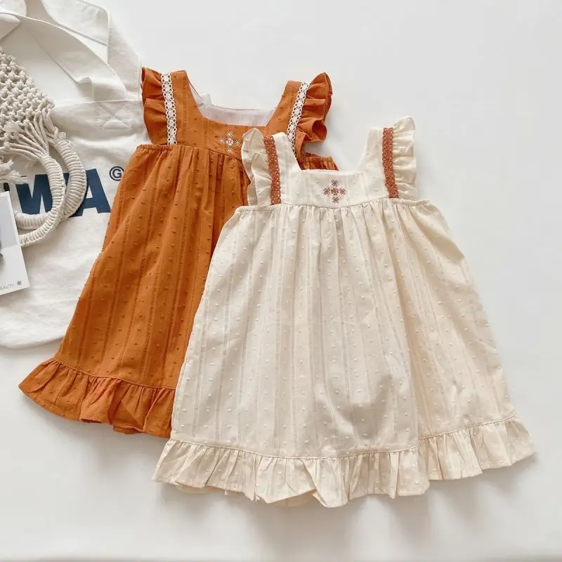 Baby Girl Dress Summer Sleeveless Children's Dresses Daily Casual Dresses For Girls Vacation Dress Solid Toddler Girl Clothes
Baby Girl Dress Summer Sleeveless Children's Dresses Daily Casual Dresses For Girls Vacation Dress Solid Toddler Girl Clothes