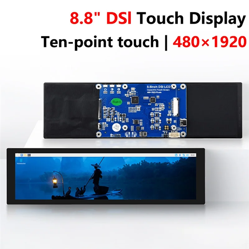 A29F-For Raspberry Pi 8.8 Inch DSI MIPI Display LCD Capacitive Touch Screen 480X1920
A29F-For Raspberry Pi 8.8 Inch DSI MIPI Display LCD Capacitive Touch Screen 480X1920