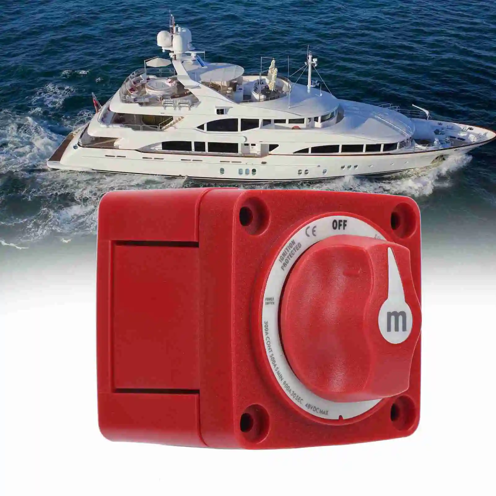 Battery Isolator Yacht Battery Single Circuit 6006 M‑Series Hard‑Wearing for Marine Boat 12‑48V
Battery Isolator Yacht Battery Single Circuit 6006 M‑Series Hard‑Wearing for Marine Boat 12‑48V