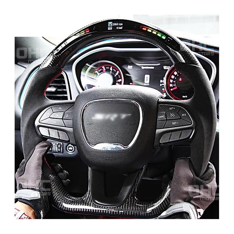 Руль из углеродного волокна для Dodge Challenger Charger HELLCAT 2015 2016 2017 2018 2019 2020 2021 2022, сменные аксессуары
Руль из углеродного волокна для Dodge Challenger Charger HELLCAT 2015 2016 2017 2018 2019 2020 2021 2022, сменные аксессуары