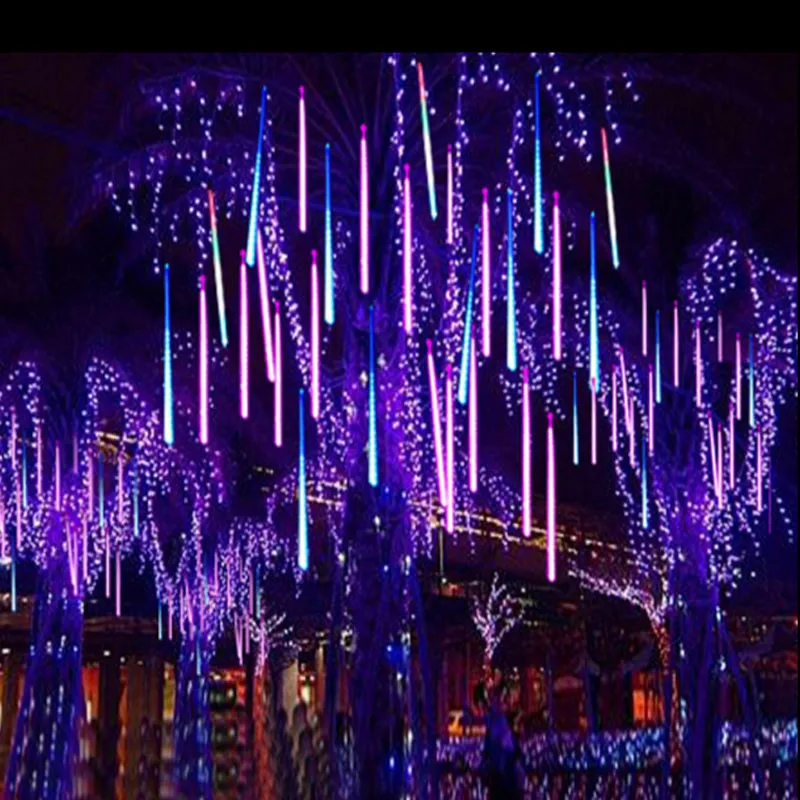 1/2/3/4 Set LED Meteor Shower Lights Fairy Garlands Christmas Tree Decorations for Outdoor Street Wedding Garden Lights Navidad
1/2/3/4 Set LED Meteor Shower Lights Fairy Garlands Christmas Tree Decorations for Outdoor Street Wedding Garden Lights Navidad