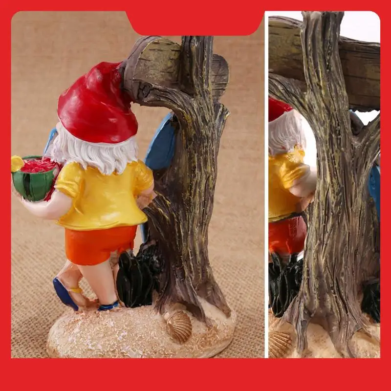 A32HOT-Resin Funny Gnome Figurines With Surfboard Welcome Sign It's 5 O'clock Somewhere Statue For Home Garden Yard Decoration
A32HOT-Resin Funny Gnome Figurines With Surfboard Welcome Sign It's 5 O'clock Somewhere Statue For Home Garden Yard Decoration