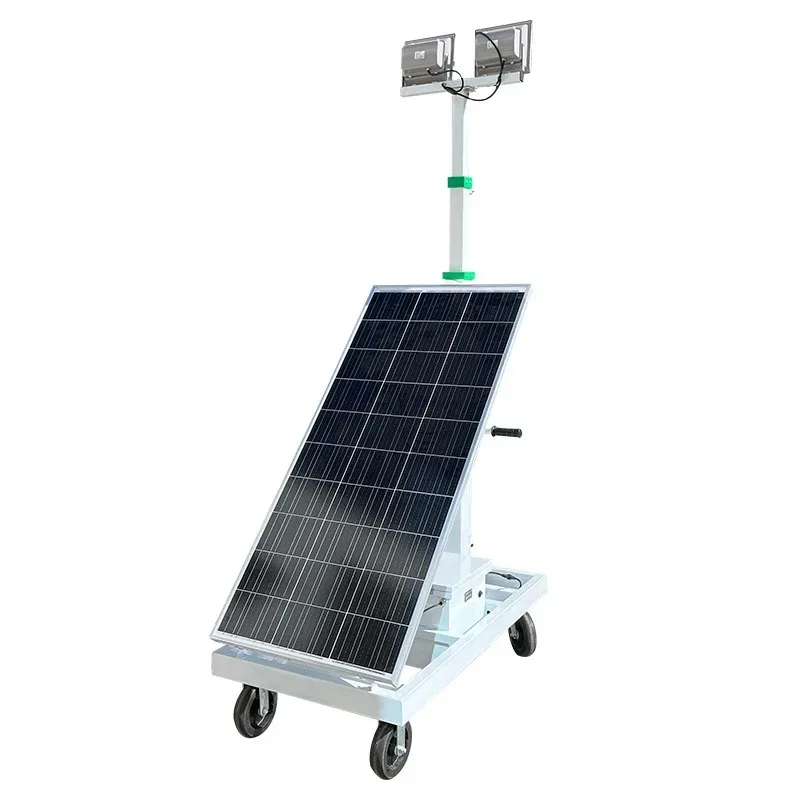 Cart type solar mobile lifting lighting lighthouse
Cart type solar mobile lifting lighting lighthouse