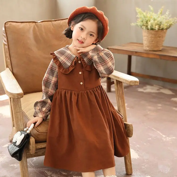 Новое поступление, детские хлопковые платья с воротником Питера Пэна, весенне-осеннее платье принцессы, детское клетчатое платье цвета хаки для девочек, 2025 г.
Новое поступление, детские хлопковые платья с воротником Питера Пэна, весенне-осеннее платье принцессы, детское клетчатое платье цвета хаки для девочек, 2025 г.