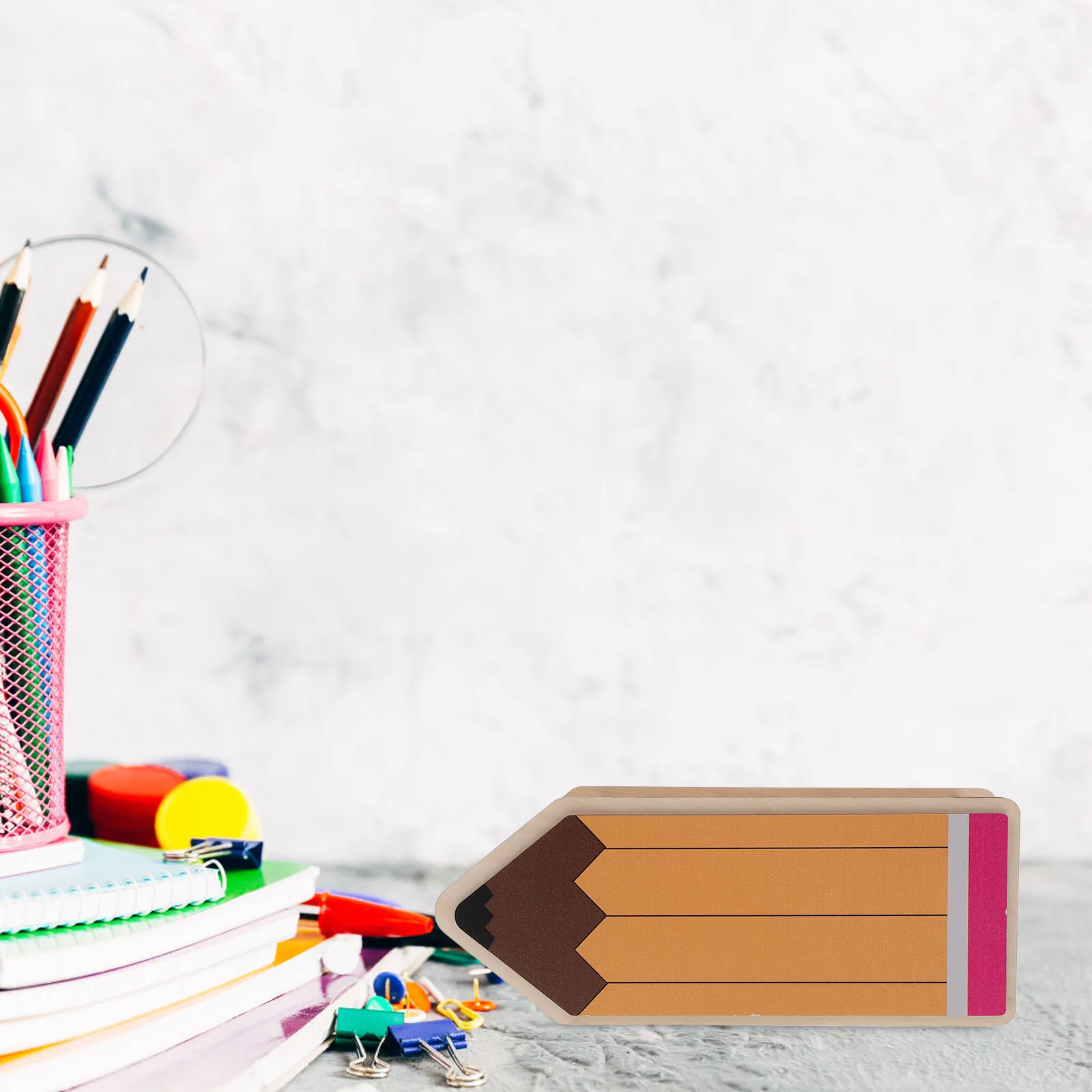 Creative Wooden Pen Holder for Desk Cute Pencil Shape Storage Box Ideal Desk Organizer Fun Pencil Holder for Office and School
Creative Wooden Pen Holder for Desk Cute Pencil Shape Storage Box Ideal Desk Organizer Fun Pencil Holder for Office and School