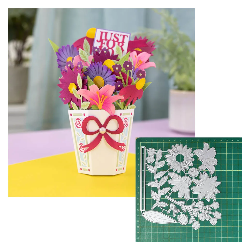 Flower basket Metal Steel Cutting Dies DIY Decoration Scrapbooking Photo Album Embossing Paper Cards
Flower basket Metal Steel Cutting Dies DIY Decoration Scrapbooking Photo Album Embossing Paper Cards
