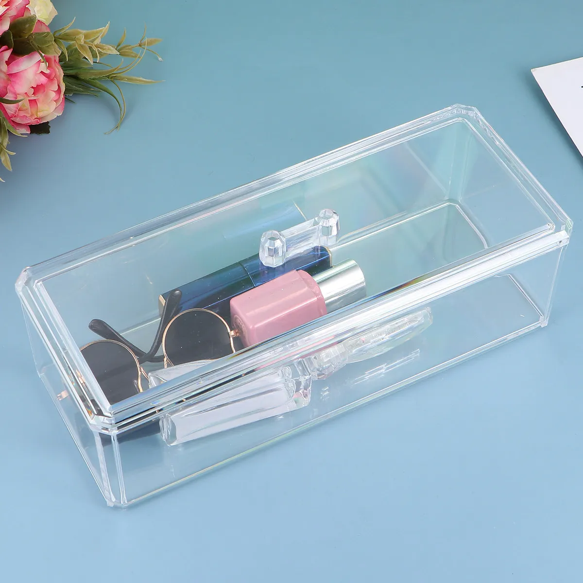 Makeup Brush Box Acrylic Dustproof Double Layer Large Capacity Transparent Holder Organizer Storage Makeup Brush Box
Makeup Brush Box Acrylic Dustproof Double Layer Large Capacity Transparent Holder Organizer Storage Makeup Brush Box